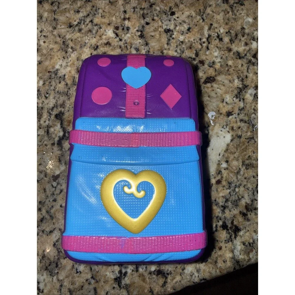 2017 Mattel Polly Pocket FRY40 Backpack Island Vacation Fun Treasure Chest Beach